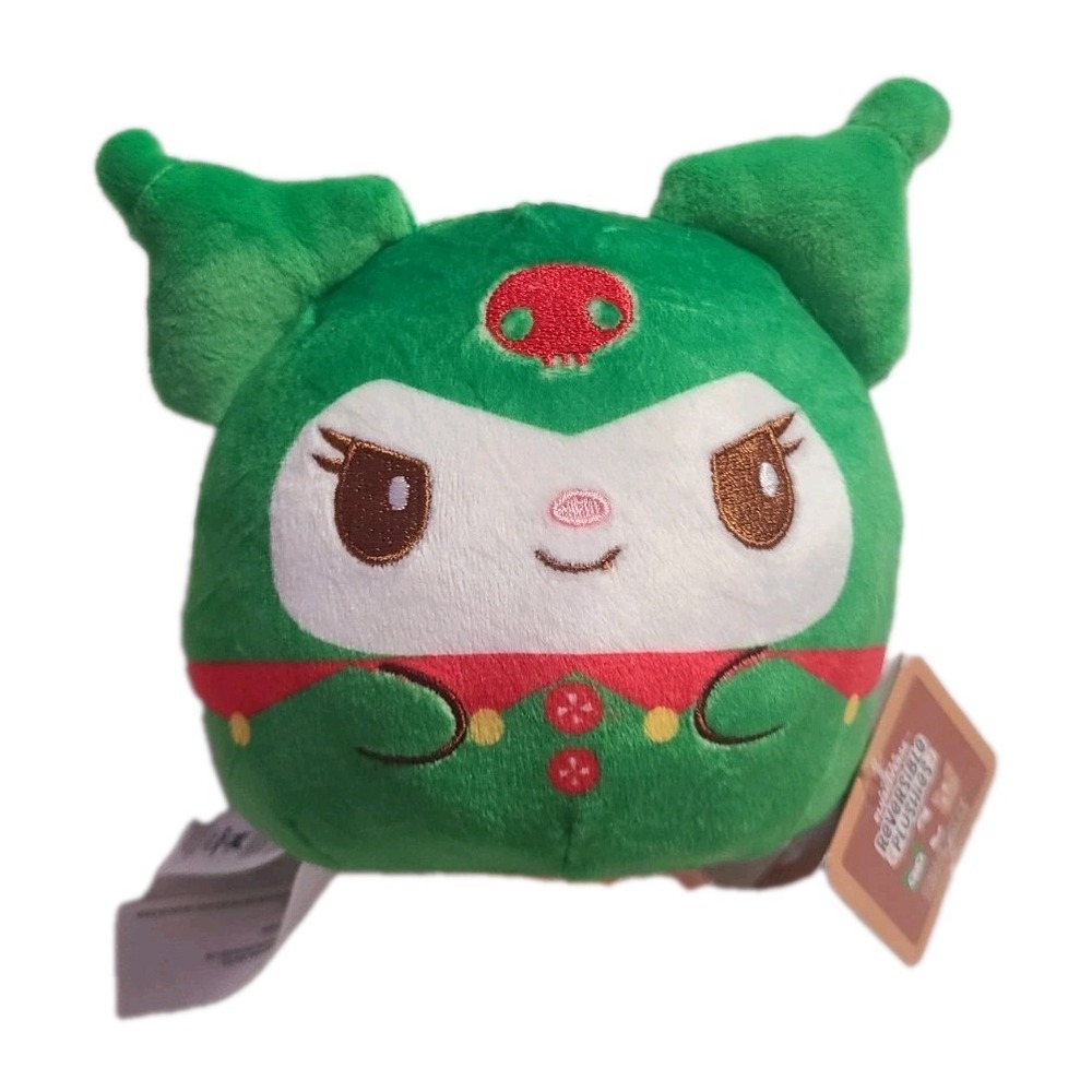 Sanrio Kuromi Reversible Plushie Gingerbread Christmas Plush Hello Kitty Friends - Picture 2 of 7